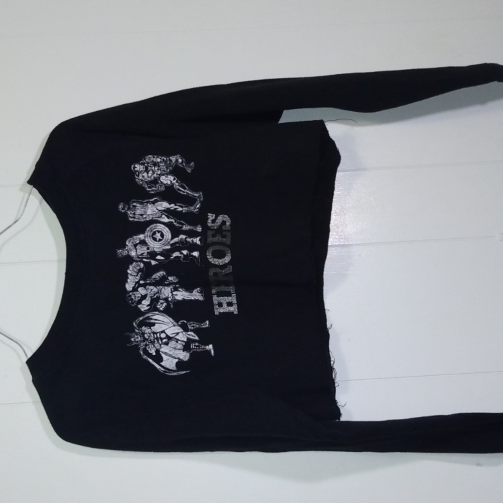 Cut off hoodie